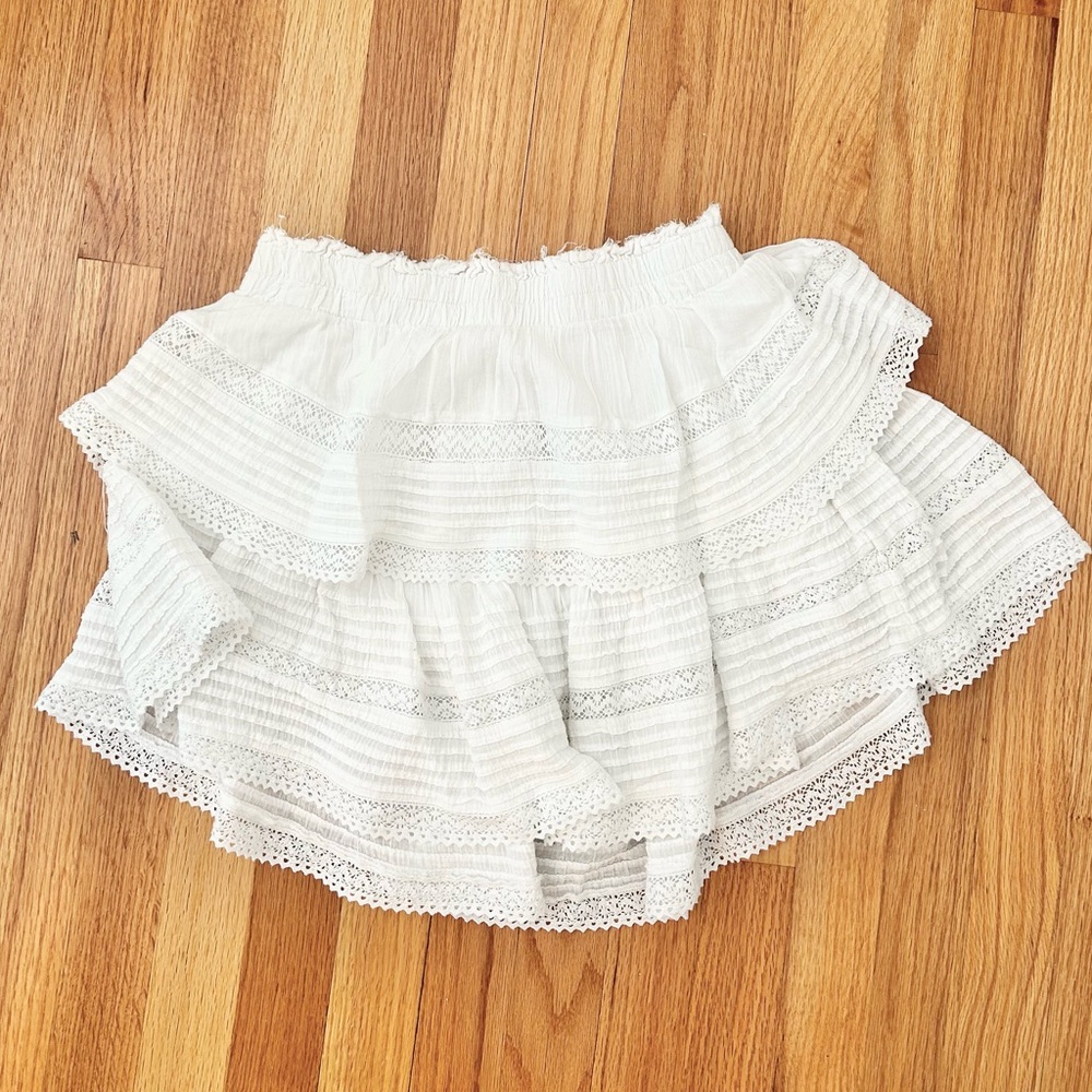 aerie rock n ruffle skirt